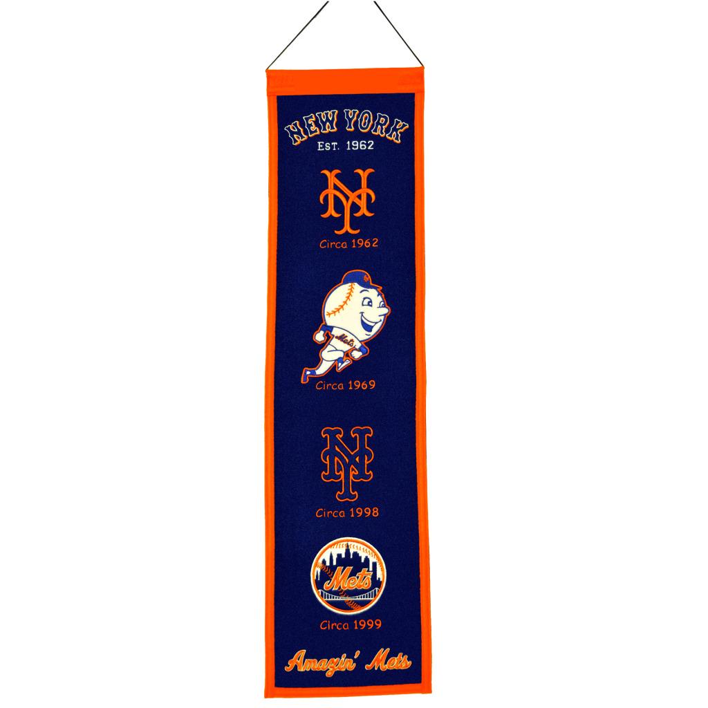 New York Mets Wool Heritage Banner