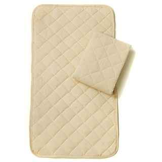 Natural Cotton Waterproof Bassinet Pads (Pack of 2)