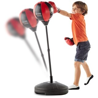 Pure Boxing Punch and Play Punching Bag Set for Kids