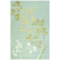 Safavieh Handmade Soho Autumn Light Blue New Zealand Wool Rug - 5' x 8'