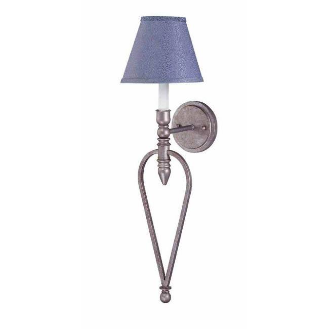 Coventry Series Pewter 1-light Wall Sconce