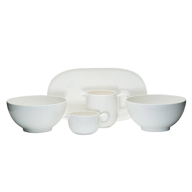 Every Time White Hostess 5pc. Set