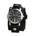 Nemesis Women's Roman Black Leather Band Watch