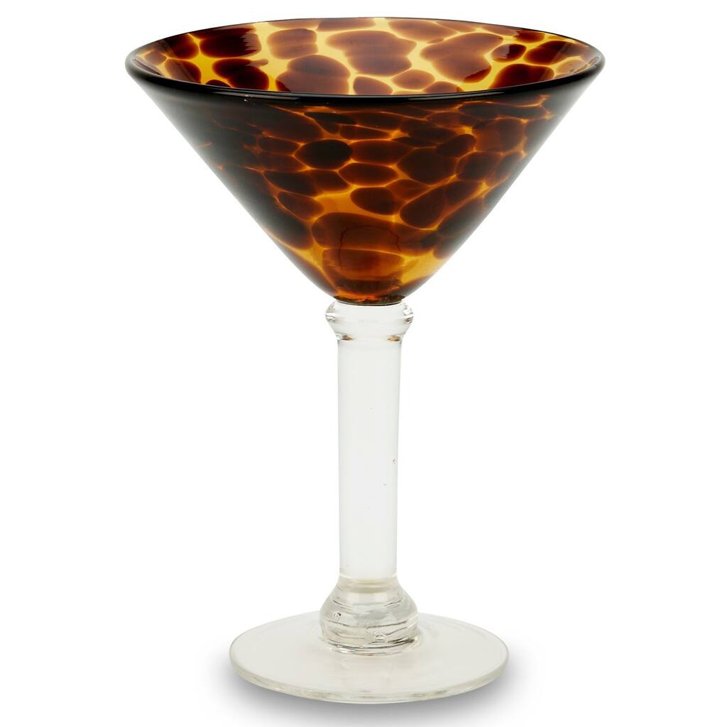 Tortoise Martini Glasses (Set of 4)
