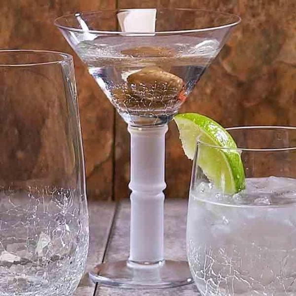 Shop IMPULSE! Crackle Martini Glasses (Set of 4 ...