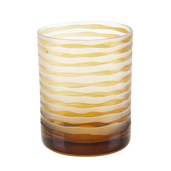 Impulse Vienna Amber Rocks Glasses (Set of 4) Impulse Tumblers