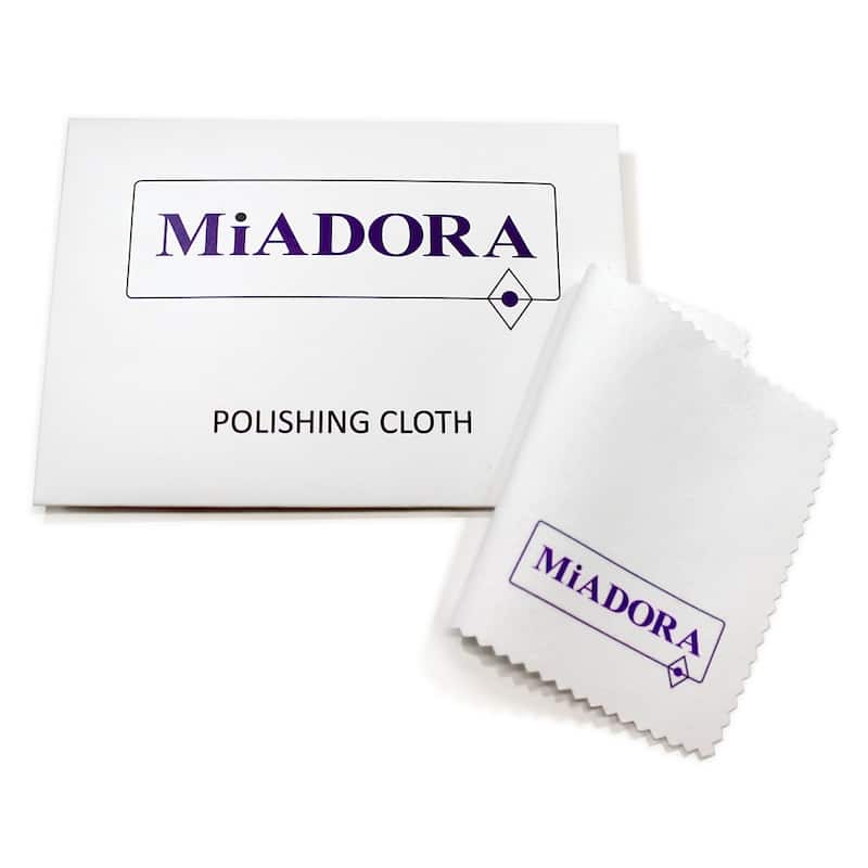 Miadora 10k Gold and 1/10ct TDW Diamond Band