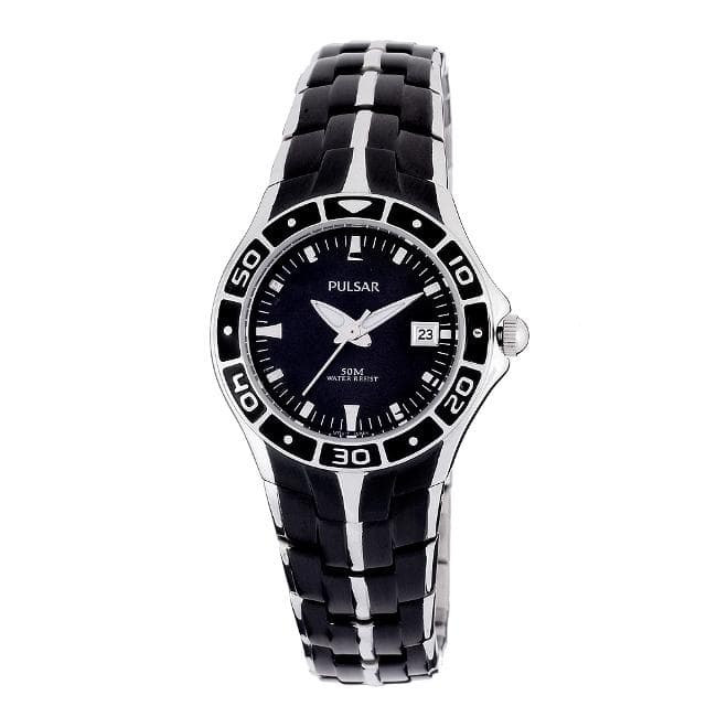 Pulsar Women's Classic Black Dial Watch - PXT683 - 6 (36)