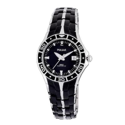 Pulsar Women's Classic Black Dial Watch - PXT683 - 6 (36)