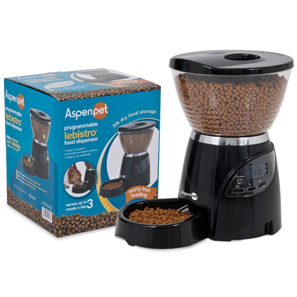 Aspen Pet LeBistro Five pound Programmable Portion Control Pet Feeder