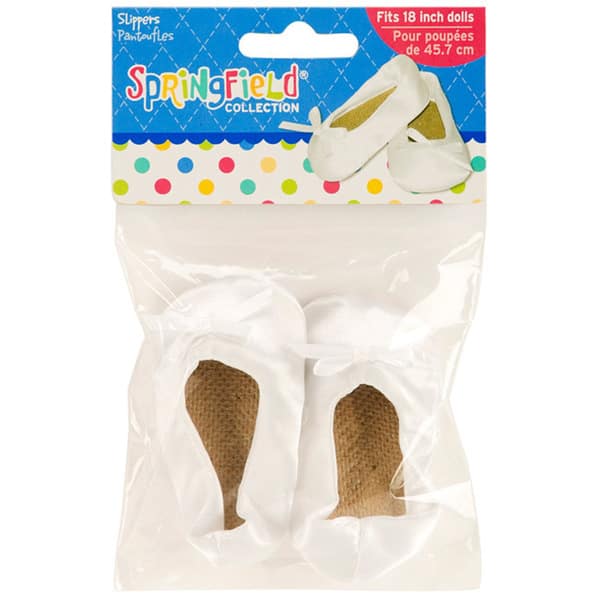 Springfield Collection White Satin Slippers Bed Bath & Beyond 5636353