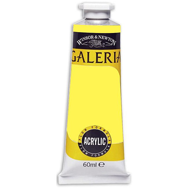 Galeria Cadmium Yellow Pale Hue Acrylic Paint (Cadmium Yellow Pale HueTube capacity 60 millilitersWide spectrum of pigment characteristics Strong brush stroke retentionClean color mixingHigh performanceImportedConforms to ASTM D4236 )