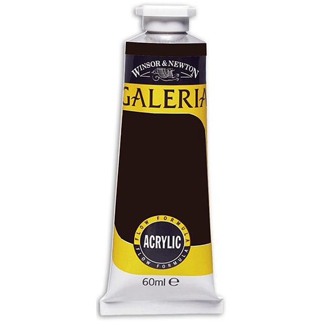 Galeria Vandyke Brown Acrylic Paint (Vandyke BrownTube capacity 60 millilitersWide spectrum of pigment characteristics Strong brush stroke retentionClean color mixingHigh performanceConforms to ASTM D4236Imported )