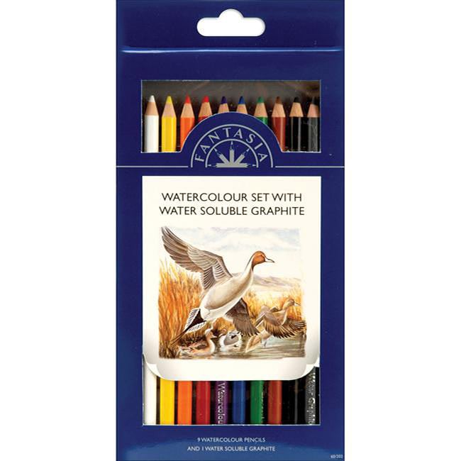 Pro Art Fantasia Watercolor 10 piece Pencil Set