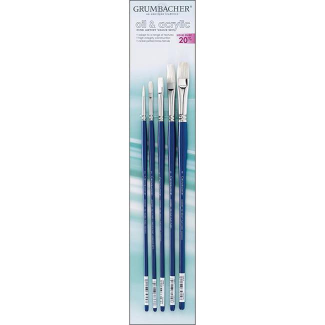 Loew Cornell Simply Art Brown Nylon Brush Set (Pack of 10)   13390941