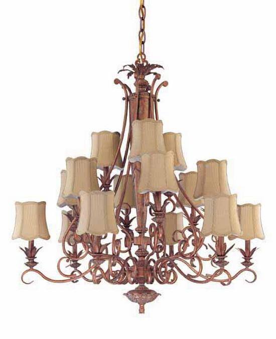 Island Cay 15-light 2-tier Chandelier