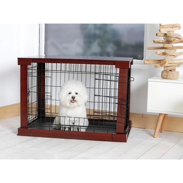 Merry Pet Decorative Dog Pet Cage With Crate Cover Medium Mpmc001