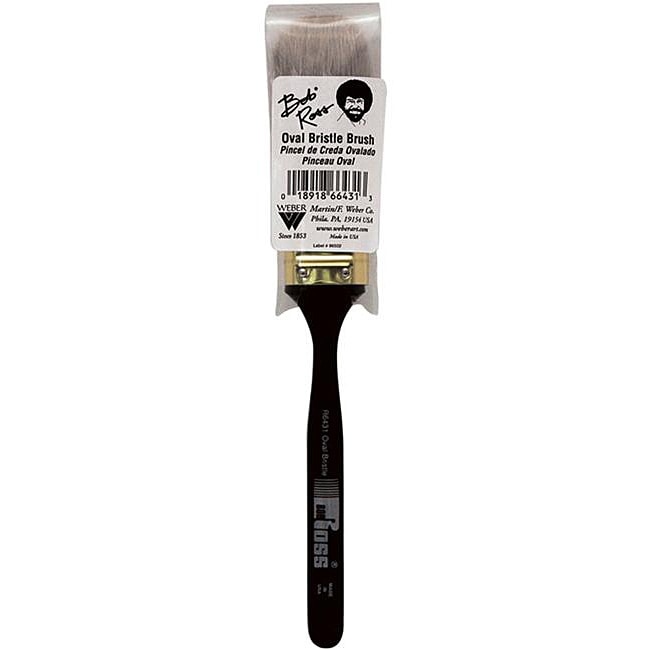 Bob Ross Oval Bristle Brush 1/" Width 018918664313