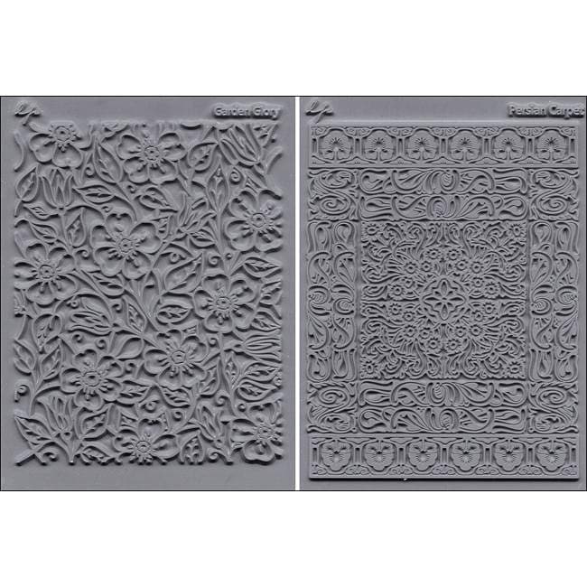 Flourish Garden Glory And Persian Carpet Stamp Set (pack Of 2)