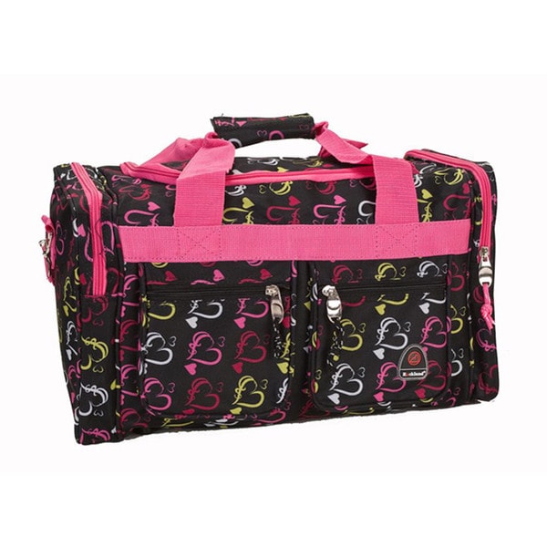 Shop Rockland Bel-Air Hearts 19-inch Carryon Duffel Bag - Free Shipping ...