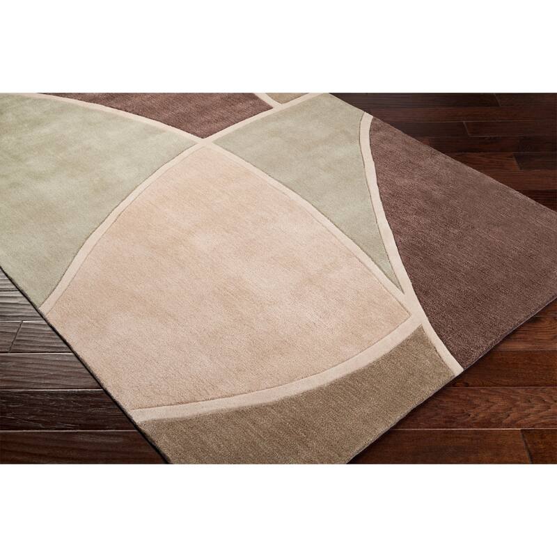 Porch & Den Gervais Hand Tufted Modern & Contemporary Abstract Area Rug