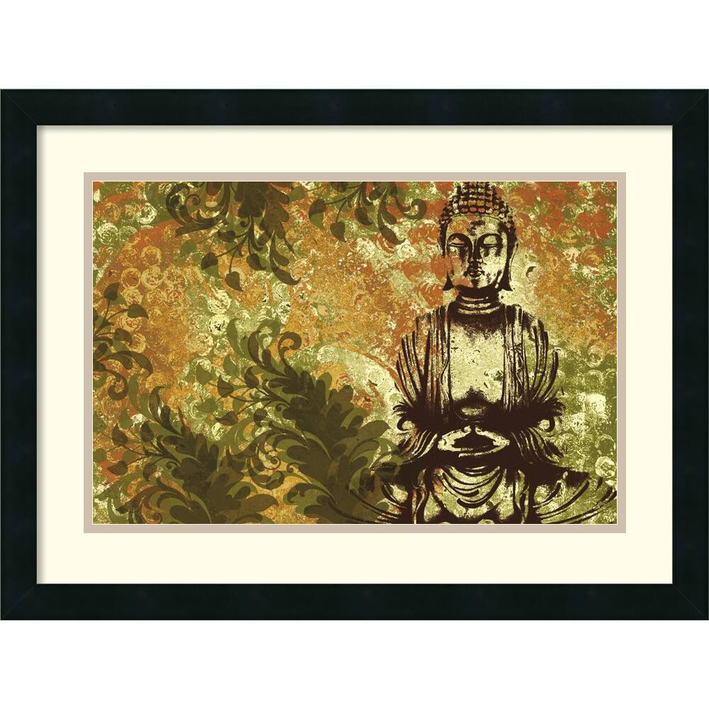 Framed Art Print 'Zen Garden' by Erin Clark 24 x 18-inch