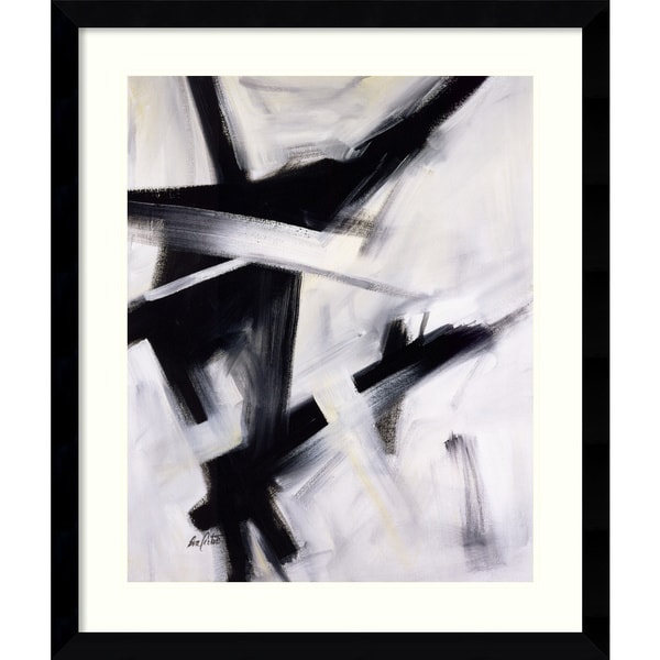 Shop Framed Art Print 'Black and White' by Eva Carter 33 x 39-inch