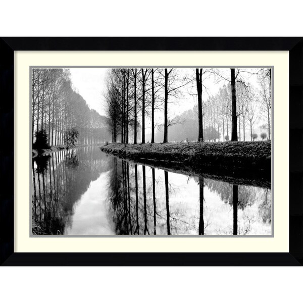 Shop Framed Art Print 'Canal, Normandy' by Bill Philip 35 x 27-inch ...