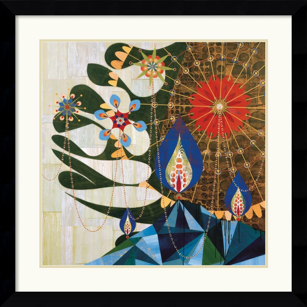 Framed Art Print 'Parmotrema' by Rex Ray 33 x 33-inch