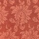 preview thumbnail 5 of 4, Hand-crafted Embossed Solid Orange Damask Wool Area Rug - 8' x 11'