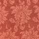 preview thumbnail 4 of 4, Hand-crafted Embossed Solid Orange Damask Wool Area Rug - 8' x 11'