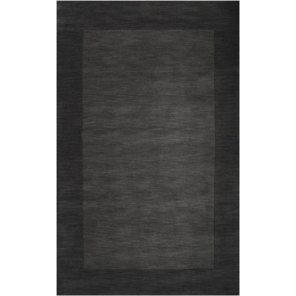 Artistic Weavers Harley Handmade Bordered Wool Area Rug - 3'3" x 5'3"/Surplus - Charcoal - Runner/Rectangle