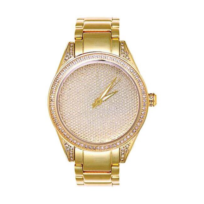 Joe Rodeo Women's Goldplated Stainless Steel Diamond Watch