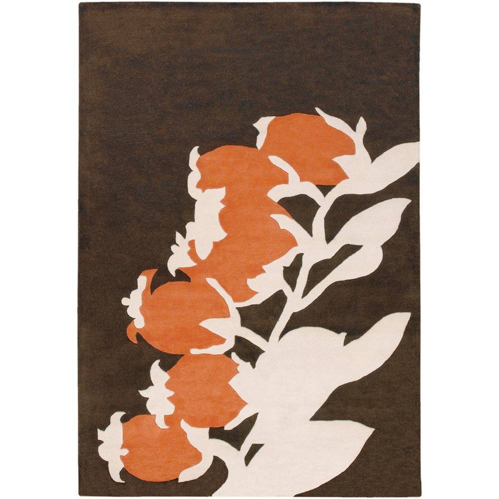 Artist's Loom Hand-tufted Transitional Floral Wool Rug (3'x5') - 3' x 5'