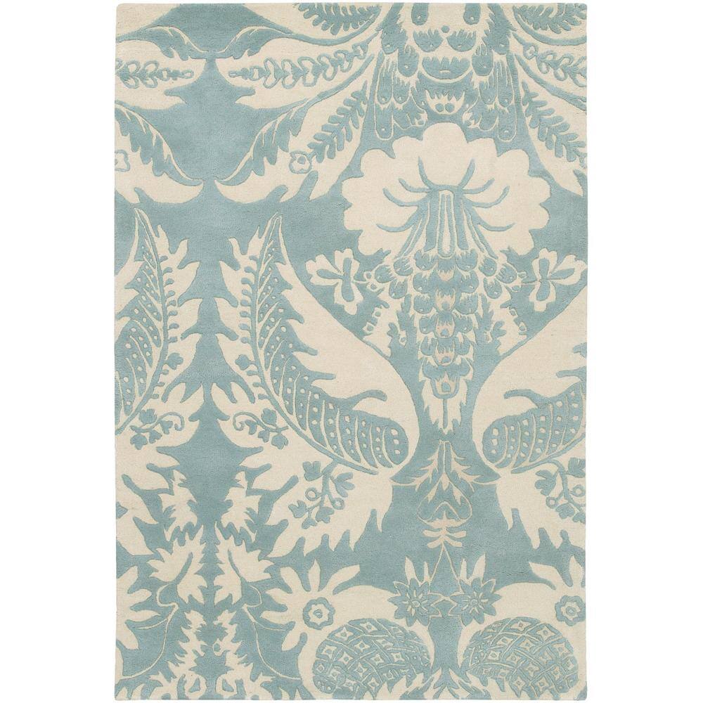 Artist's Loom Hand-tufted Transitional Floral Wool Rug (7'9x10'6) - 7'9 x 10'6