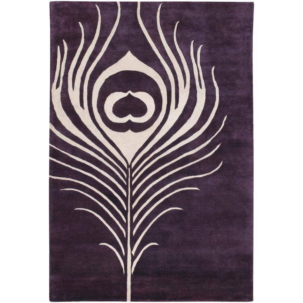 Artist's Loom Hand-tufted Transitional Floral Wool Rug - 3' x 5'