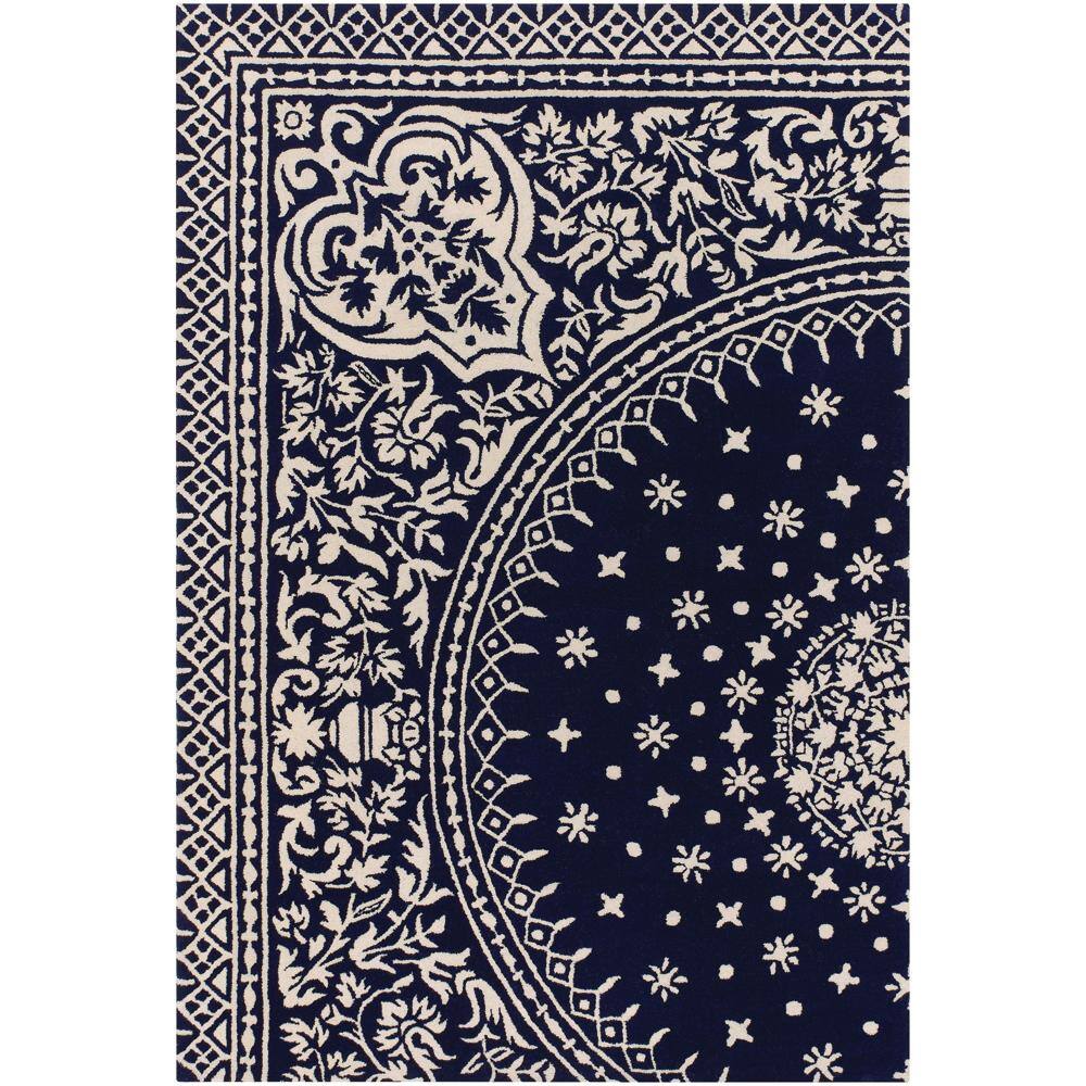 Artist's Loom Hand-tufted Traditional Oriental Wool Rug (5'x7'6) - 5' x 7'6"