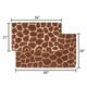 preview thumbnail 7 of 8, Chesapeake Safari 2pc Chocolate & Beige Giraffe Bath Rug Set