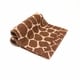 preview thumbnail 3 of 8, Chesapeake Safari 2pc Chocolate & Beige Giraffe Bath Rug Set