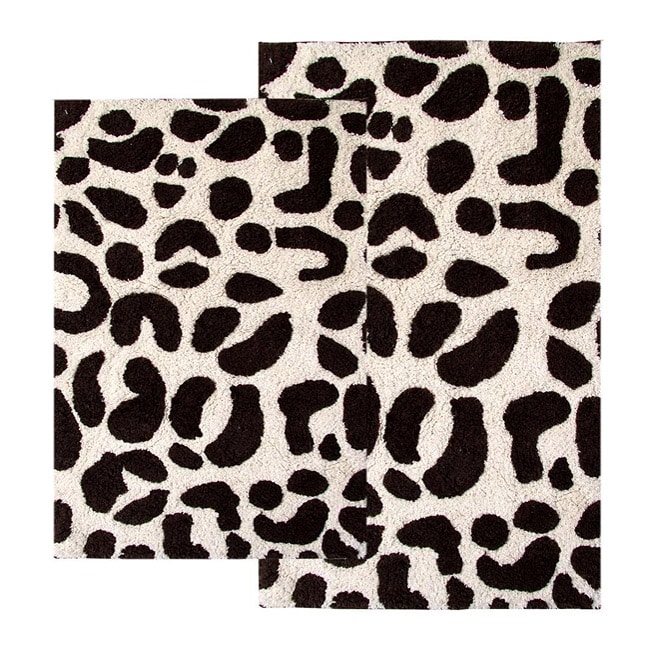 Wild Life Cotton 2 piece Bath Rug Set