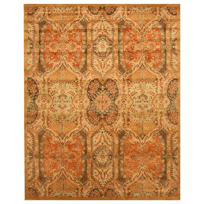 Hand tufted Piazza Gold Wool Rug (36 X 56)