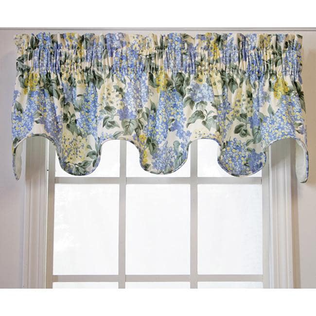 Hydrangea Scallop Valance