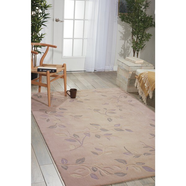 Nourison Hand-tufted Contours Cream Rug - 8' x 10'6