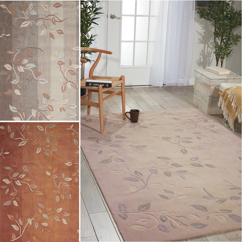 Nourison Hand-tufted Contour Traditional Floral Rug - 8' x 10'6"
