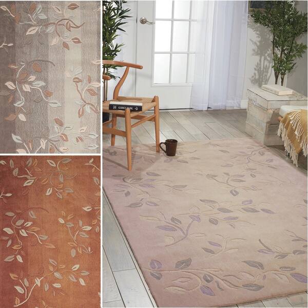 slide 2 of 14, Nourison Hand-tufted Contour Traditional Floral Rug - 8' x 10'6"