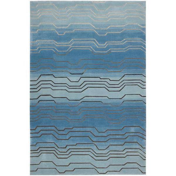 Nourison Contour Modern Abstract Wave Contemporary Hand-tufted Area Rug