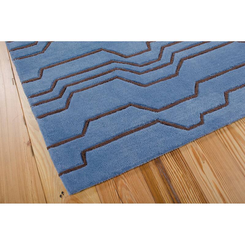 Nourison Contour Modern Abstract Wave Contemporary Hand-tufted Area Rug