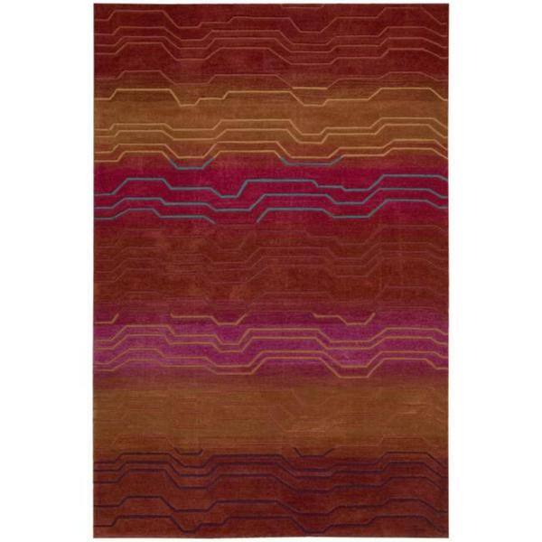 Nourison Contour Modern Abstract Wave Contemporary Hand-tufted Area Rug
