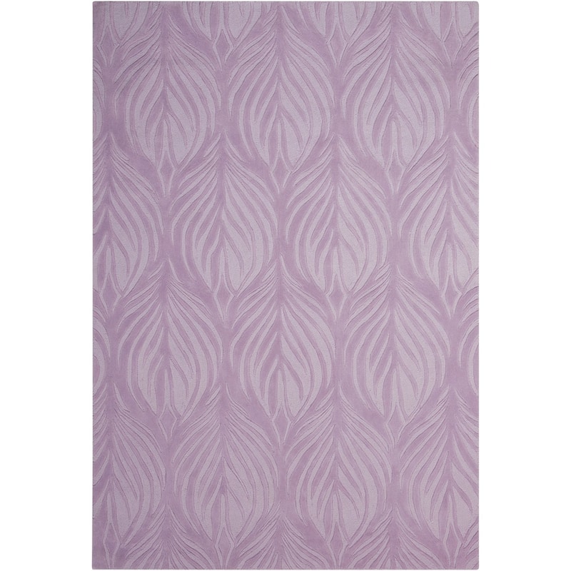 Nourison Contour Oversized Floral Leaf Contemporary Hand-tufted Area Rug