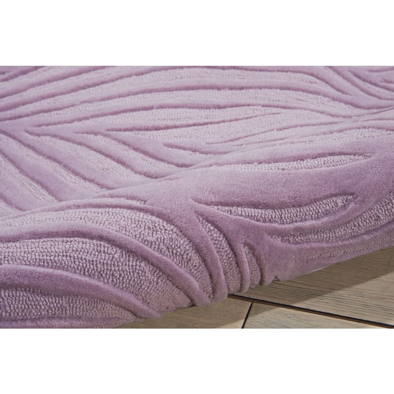 Nourison Contour Oversized Floral Leaf Contemporary Hand-tufted Area Rug